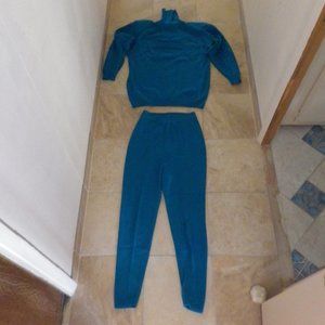 Knit turtleneck w/ matching knit pants set